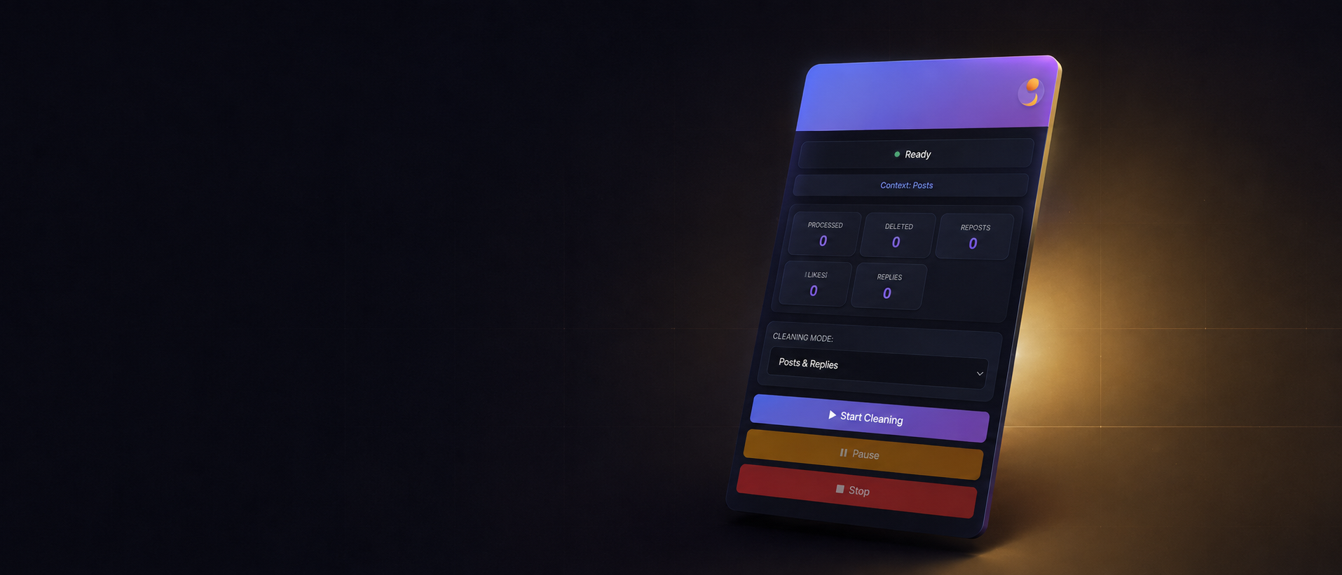 CleanMyX hero visual for profile cleanup